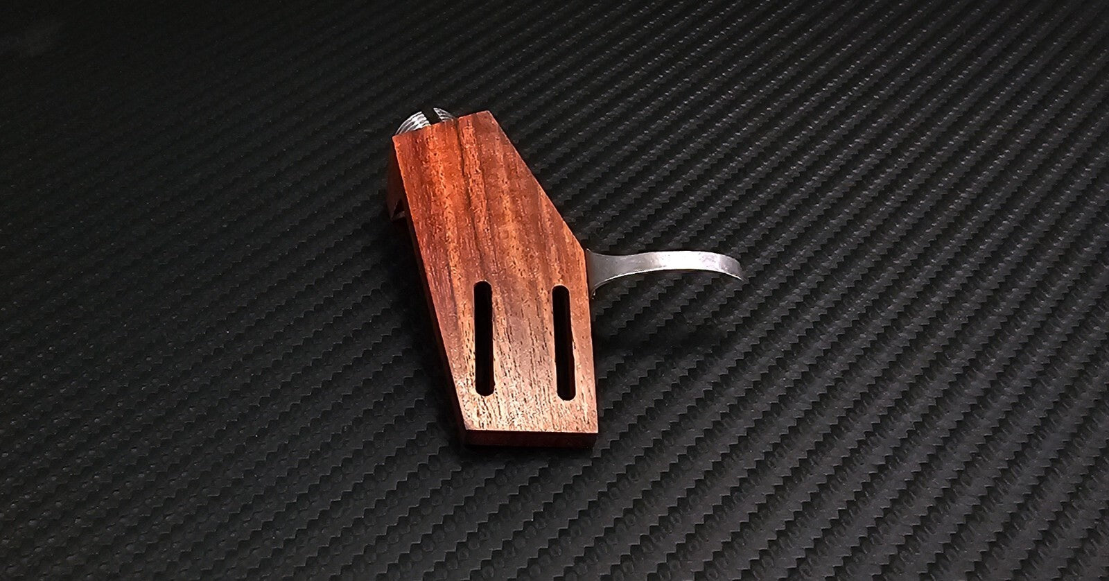 Custom-Made Headshell for Lenco L75 made of Rosewood by Stanley-Engineering2