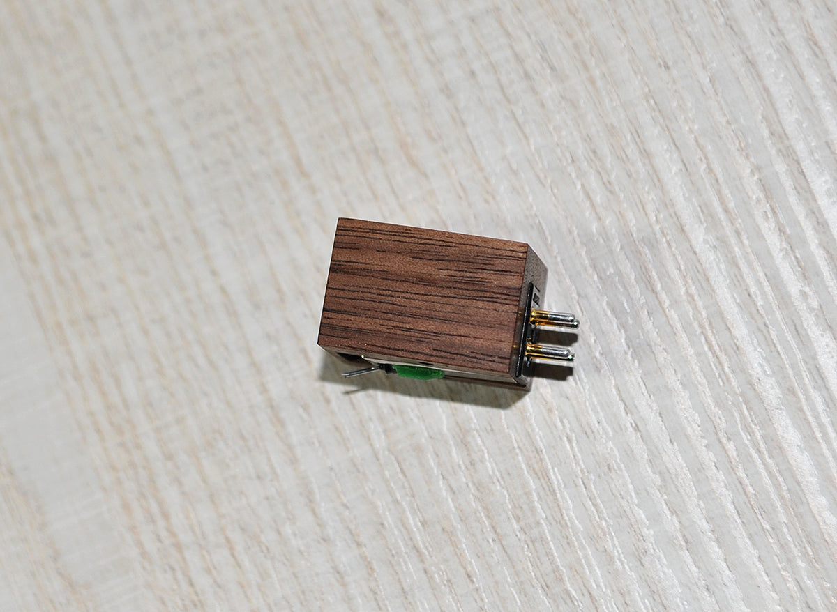 WOOD BODY for Audio-Technica AT95E Cartridge MC Look Tonabnehmer Walnut - NEW -1