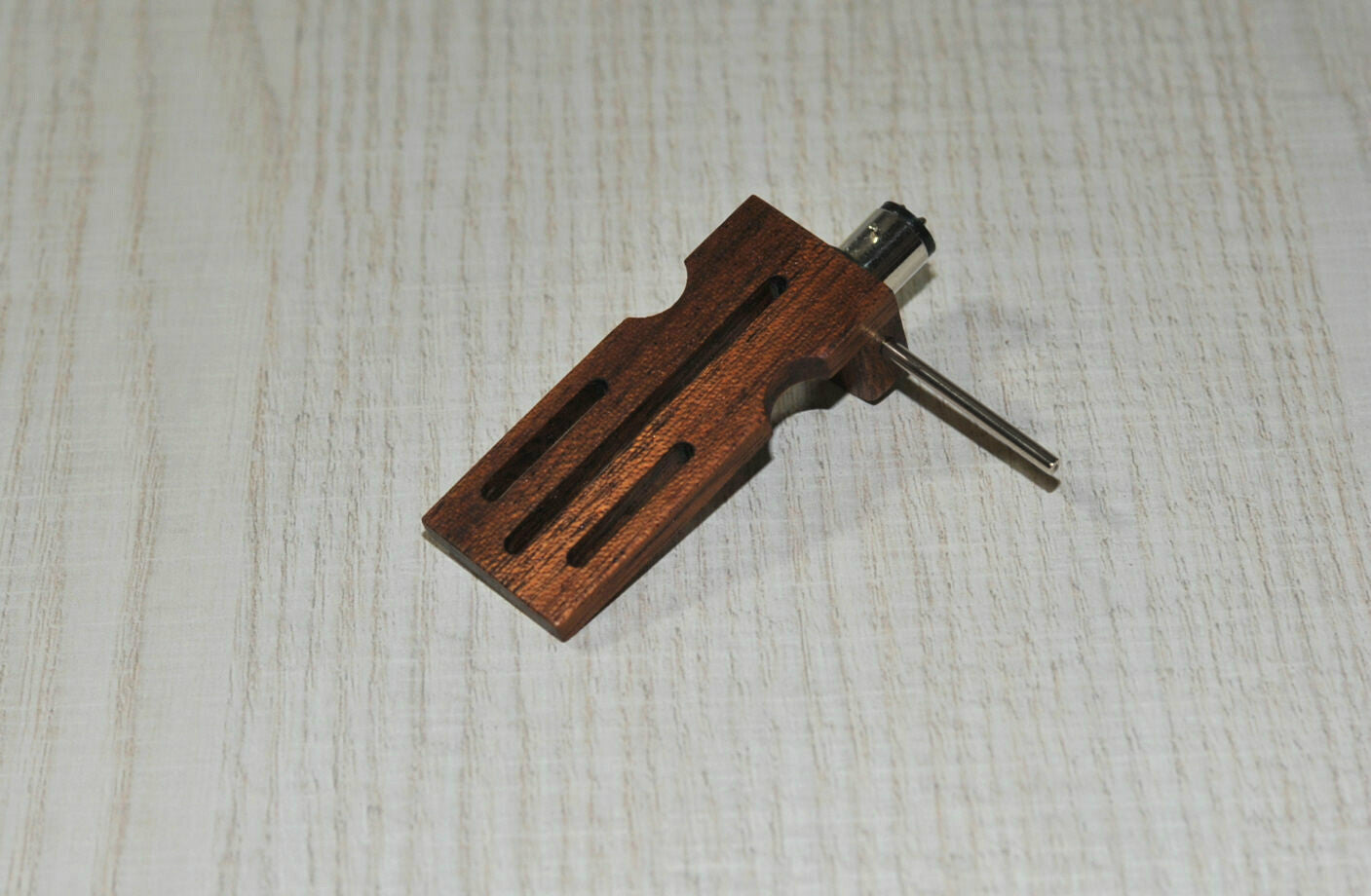 CUSTOM-MADE Headshell for Tonearms with SME Connector Type Mahogani Wood Unique1