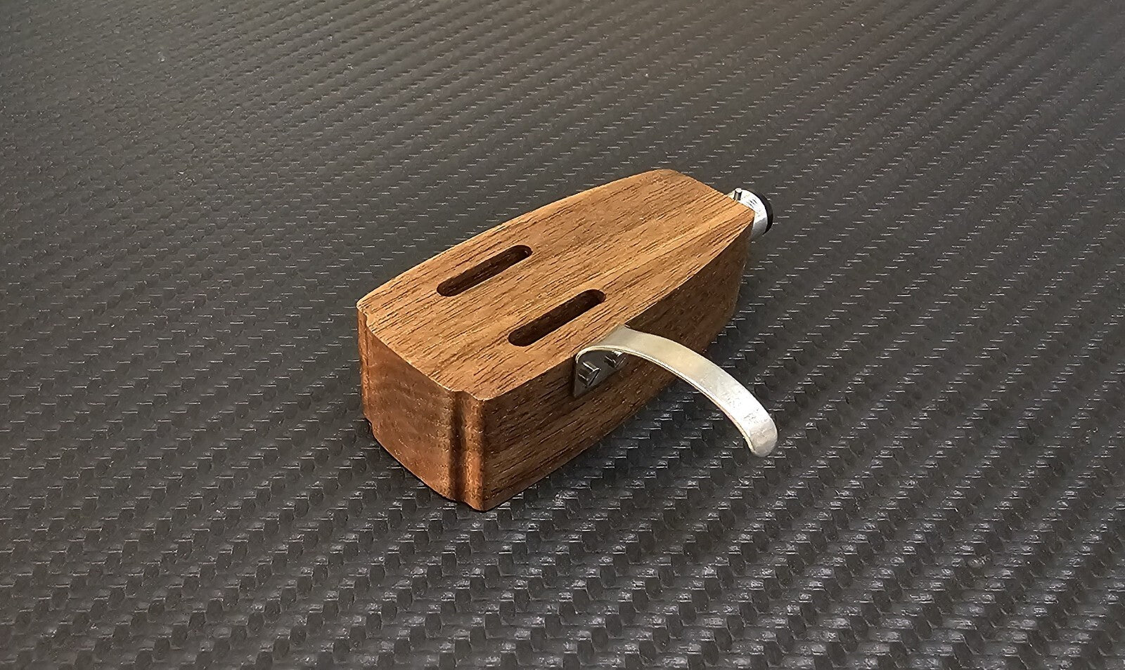 Custom-Made Wood Headshell for Ortofon RMG 309 eff. length/overhang adjustment2