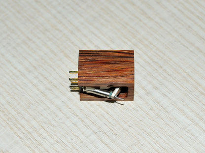 Improved Exclusive Wood Body for DENON DL103/R Cartridge Red Palm Audiophile NEW1