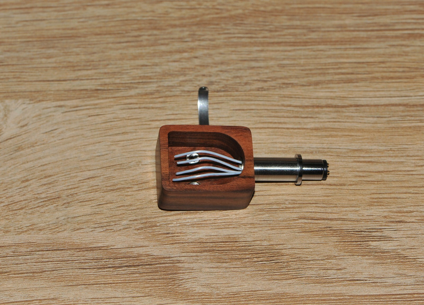 Custom-Made Headshell For Emt TSD15 With SME Connector Made Of Rosewood4