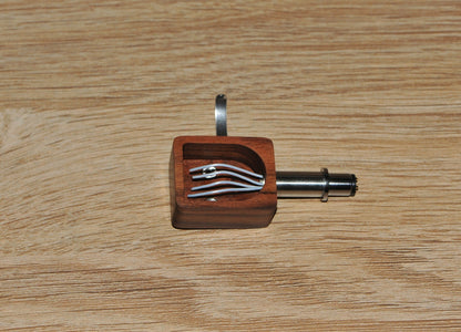 Custom-Made Headshell For Emt TSD15 With SME Connector Made Of Rosewood4