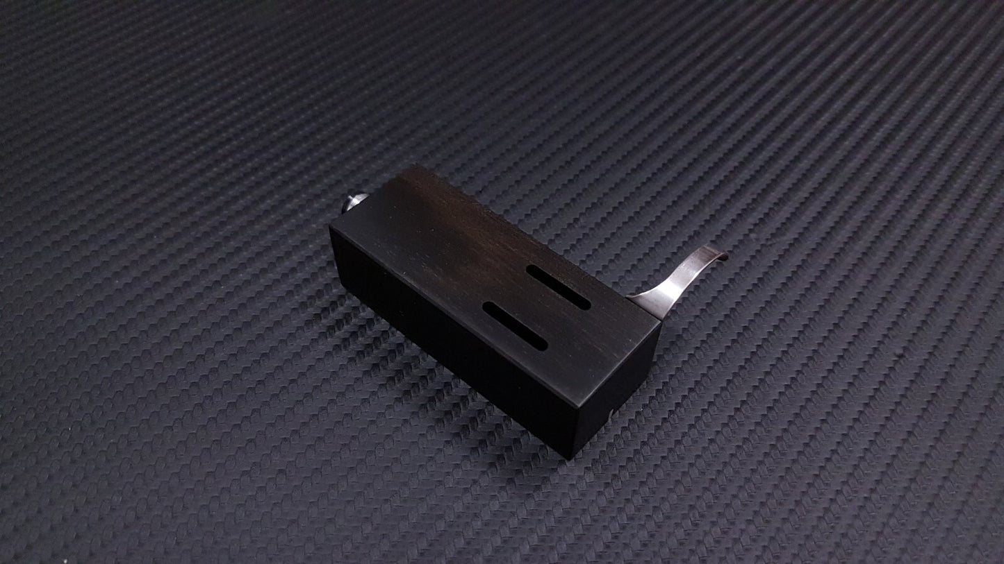 Custom-Made Headshell for Lenco L70 made of Ebony Wood by Stanley-Engineering3