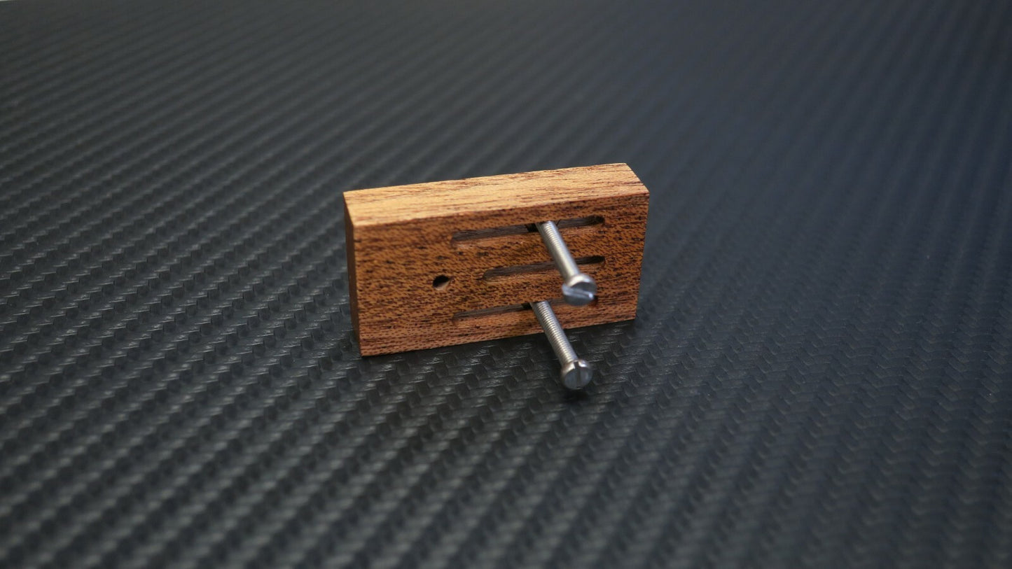 Adapter / Slider / Mounting Bracket for Grado Wooden Tonearm - Mahogani Wood5