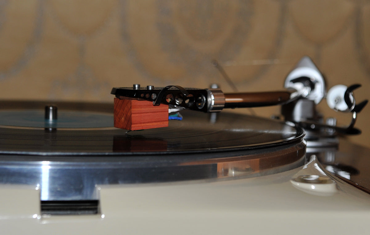 WOOD BODY for AudioTechnica AT95E Cartridge MC Look - New - Sound Improvement5
