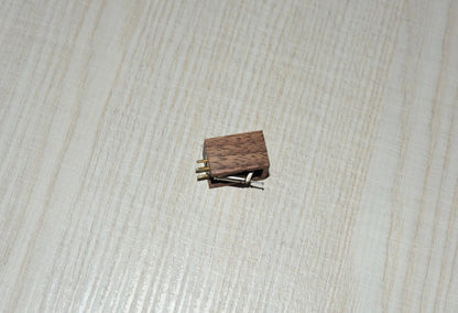 Custom-Made Walnut Wood Body for DENON DL 103 Series Cartridge