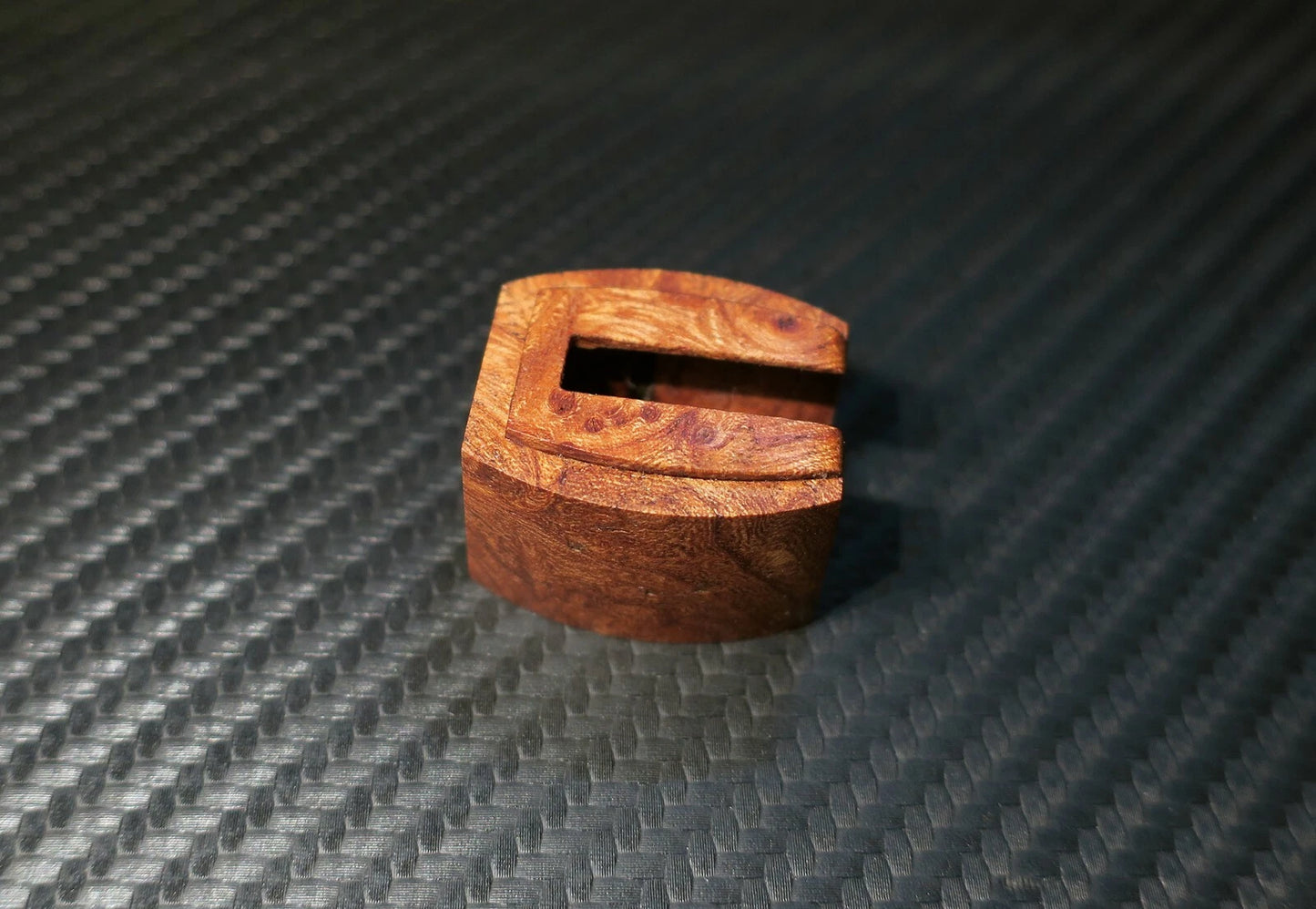 Custom-Made Closed Carpathian Elm Wood Body for DENON DL 103 Series Cartridge