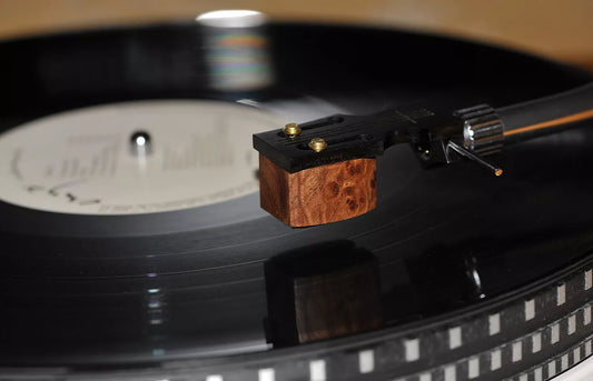 Custom-Made Closed Carpathian Elm Wood Body for DENON DL 103 Series Cartridge