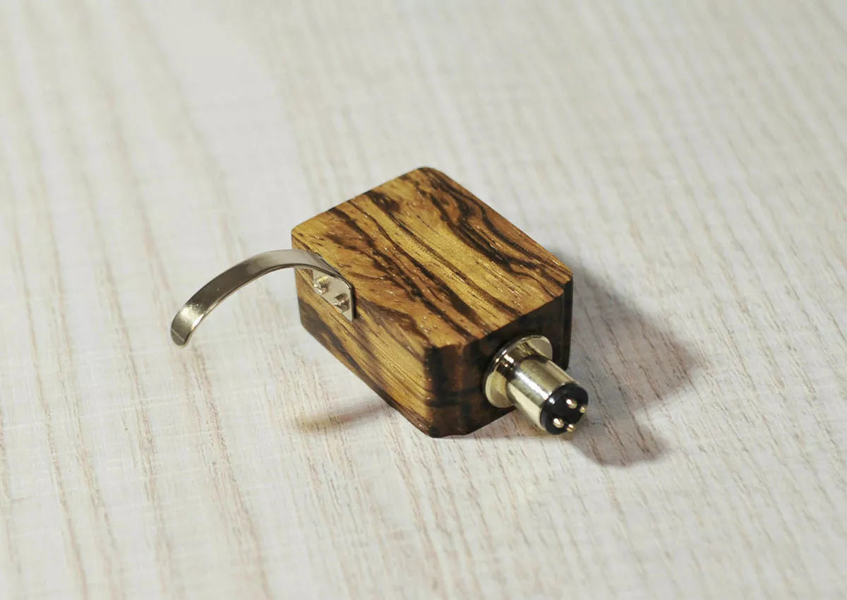 Custom-Made Zebrawood Headshell for DENON DL 103 Series Cartridge for EMT Tonearms