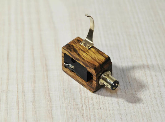 Custom-Made Zebrawood Headshell for DENON DL 103 Series Cartridge for EMT Tonearms