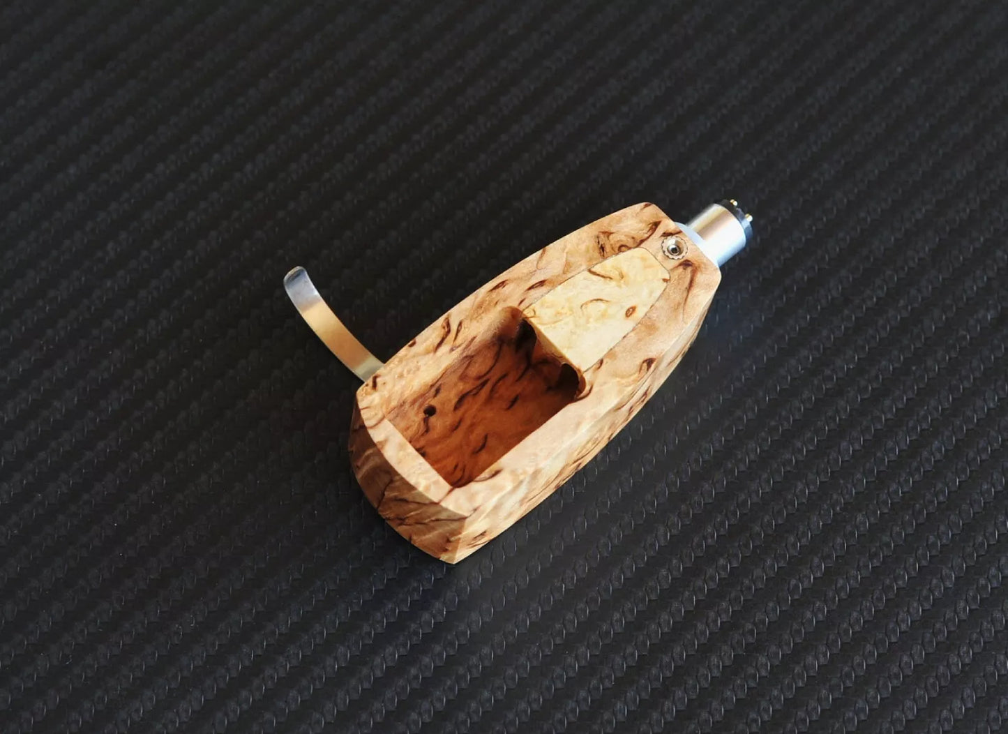 Custom-Made Headshell for Denon DL103 (R) cartridges made Karelian Birch NEW