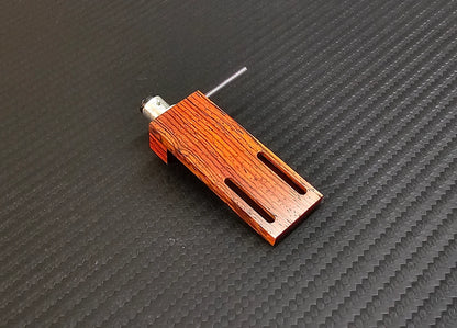 Custom-Made Cocobolo Wood Headshell "Miles" for Tonearms with SME Connector Type