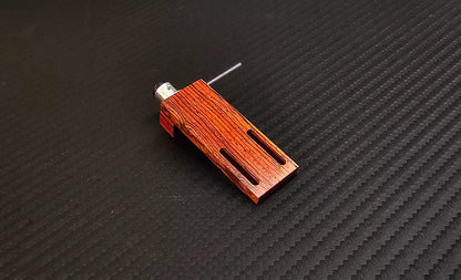 Custom-Made Cocobolo Wood Headshell "Miles" for Tonearms with SME Connector Type