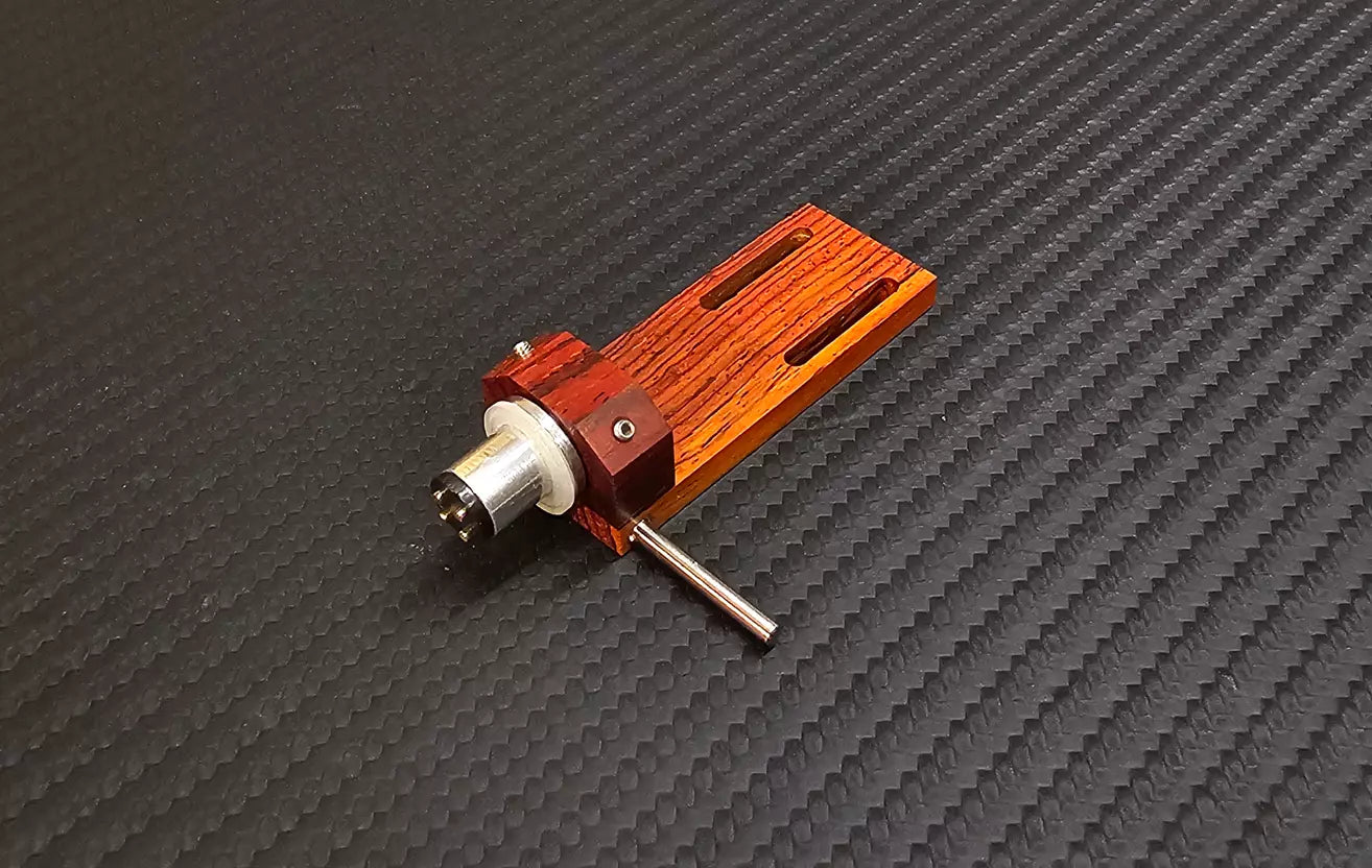 Custom-Made Cocobolo Wood Headshell "Miles" for Tonearms with SME Connector Type