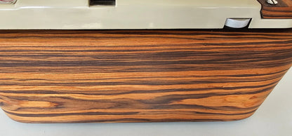 Custom-Made Plinth for Thorens TD124 made of High Fidelity MDF & Santos Palisander Veneer