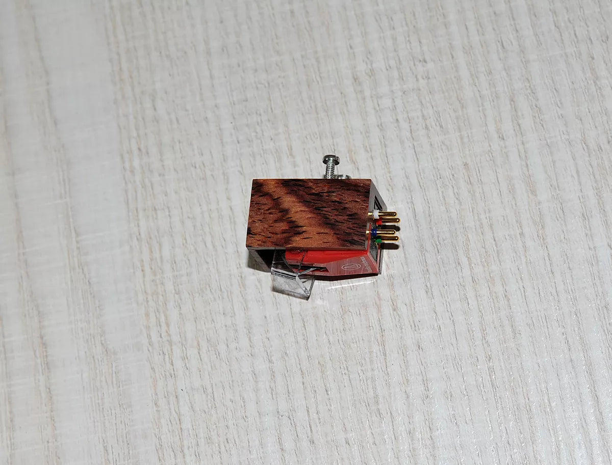 Custom-Made Cocobolo Wood Body for Audio-Technica AT100E Cartridge