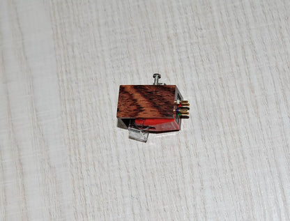 Custom-Made Cocobolo Wood Body for Audio-Technica AT100E Cartridge