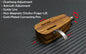 Custom-Made Zebra Wood Headshell "Opera" for Tonearms with SME Connector Type