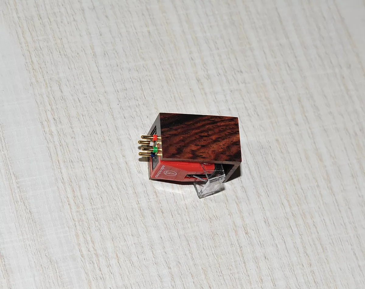 Custom-Made Cocobolo Wood Body for Audio-Technica AT100E Cartridge