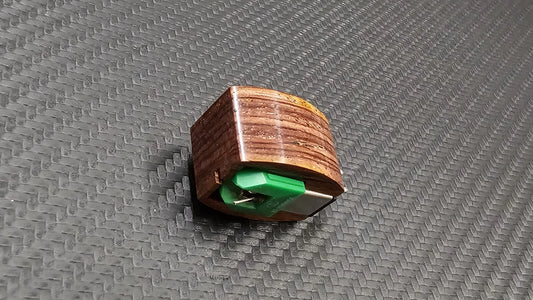 Custom-Made Cocobolo Wood Body for Audio-Technica AT-VM95 Cartridge