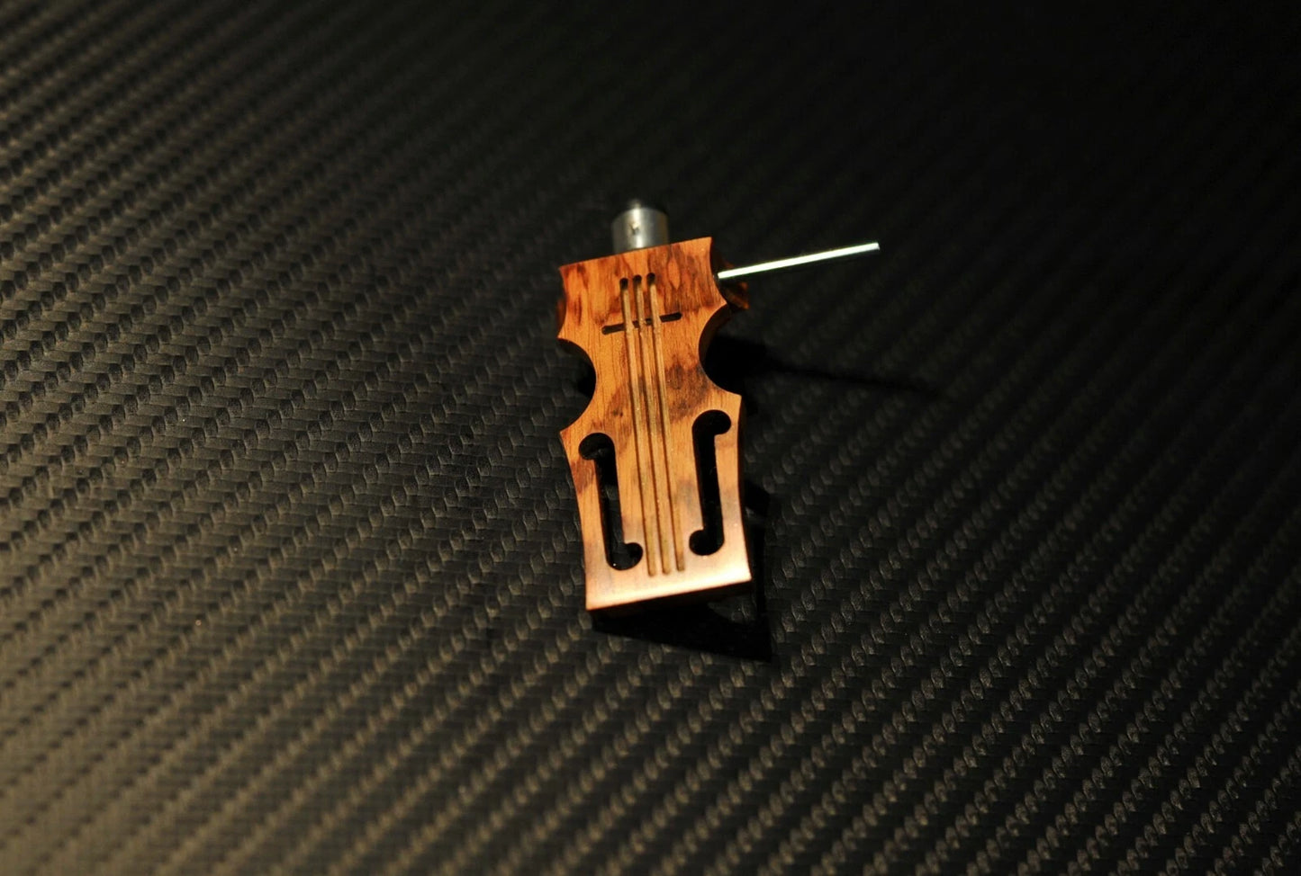 Custom-Made Snake Wood Headshell "Stradivarius" for Tonearms with SME Connector Type