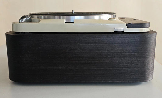Custom-Made Plinth for Thorens TD124 made of High Fidelity MDF & Black Oak Veneer