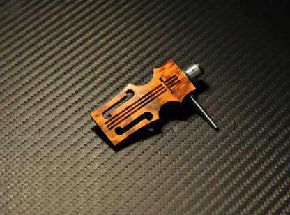 Custom-Made Snake Wood Headshell "Stradivarius" for Tonearms with SME Connector Type