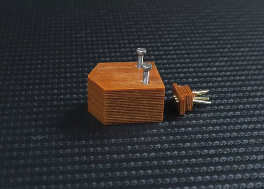 Custom-Made Panzer Wood Body + Connector for Decca London Black / Blue / Grey / Maroon / Gold / Super Gold