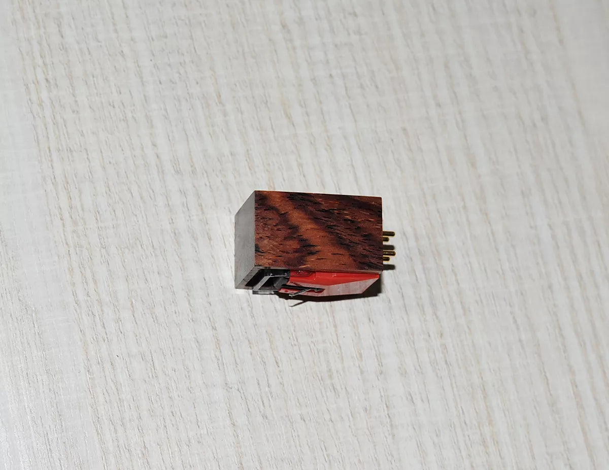 Custom-Made Cocobolo Wood Body for Audio-Technica AT100E Cartridge
