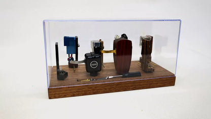 Headshell Cartridge Keeper Box for 8 pcs / Made of Mahogany Wood