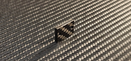 3mm Spacer / Shock Absorber / Weight for Audio-Technica VM530 Cartridge made of real racing carbon