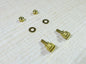 M2.5 6mm High End Premium Screws Set made of Brass for Phono Cartridge / Headshell