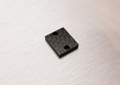 2.8mm Spacer / Shock Absorber / Weight for Audio-Technica AT PTG33 Cartridge made of real racing carbon