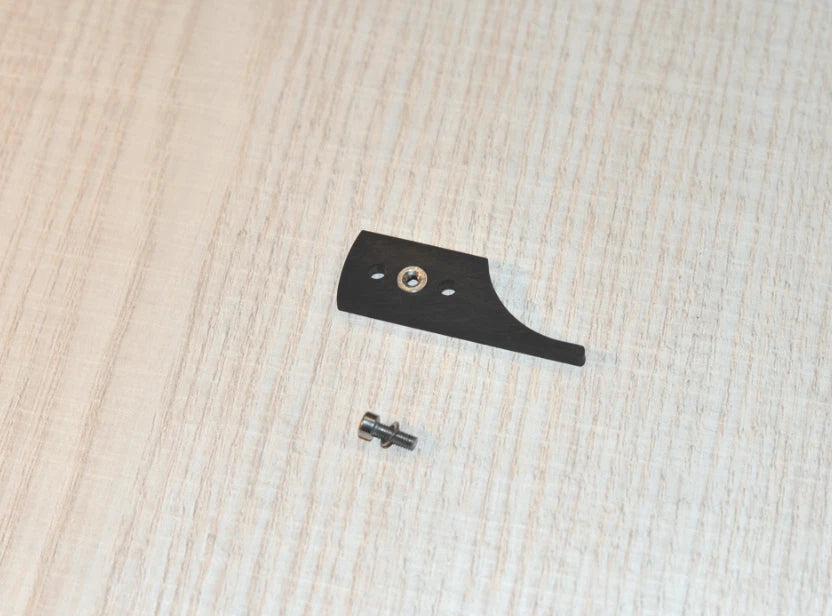 Custom-Made Ebony Wood Headshell for Acoustic Signature Tonearms / Turntables