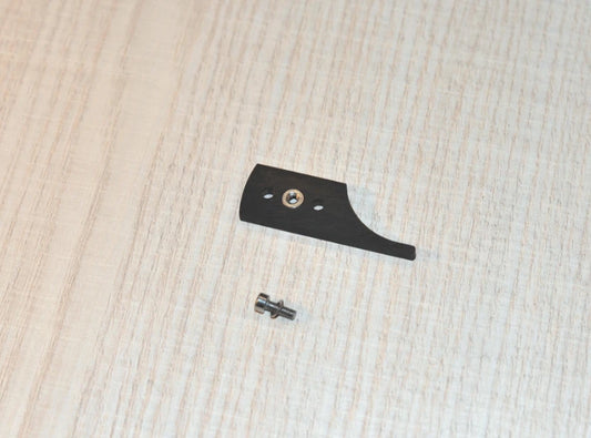 Custom-Made Ebony Wood Headshell for Acoustic Signature Tonearms / Turntables
