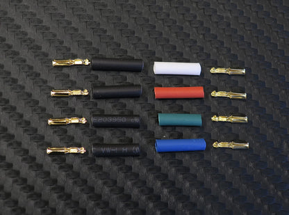 High Quality 24K Gold Plated Connector Clips &amp; Tubes for Phono Cartridge New Design