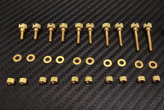 2.8mm Spacer / Shock Absorber / Weight for Audio-Technica AT PTG33 Cartridge made of real racing carbon