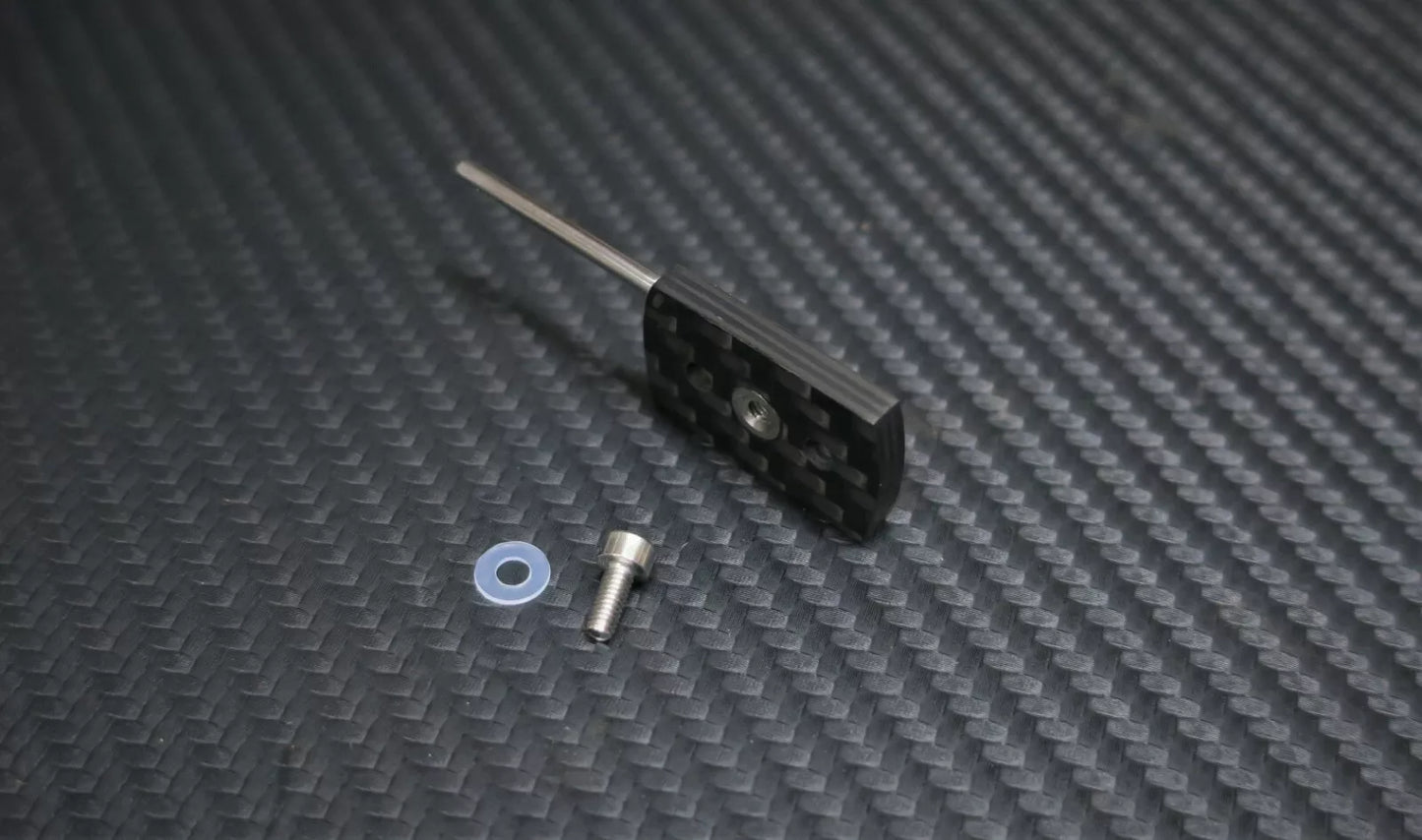 Custom-Made Real Racing Carbon Headshell for Clearaudio Concept Tonearms / Turntables