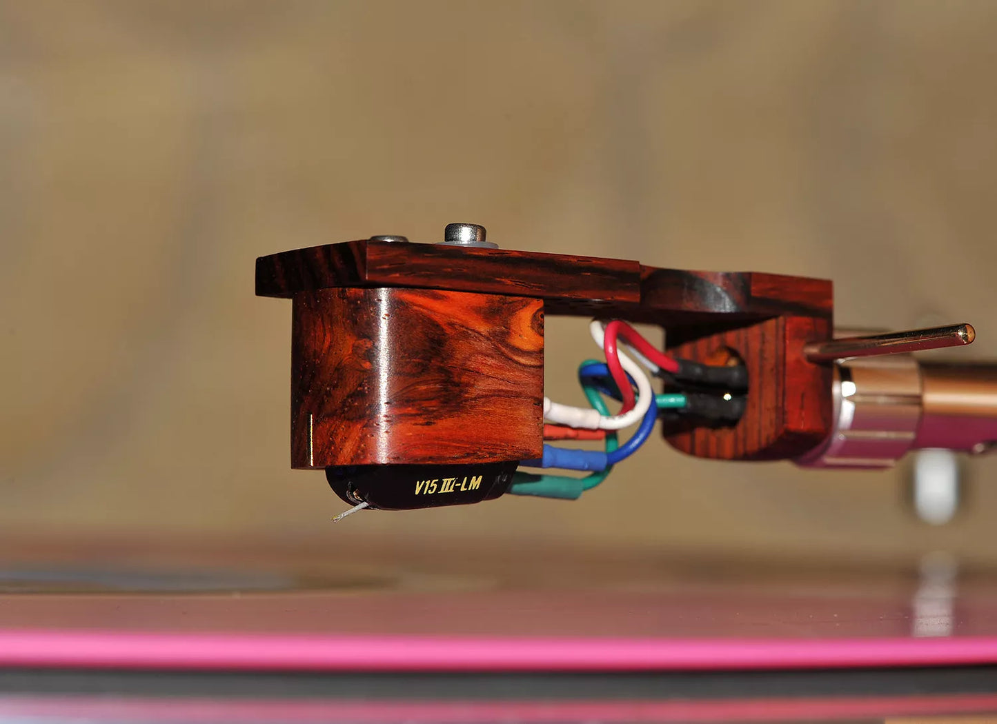 Custom-Made Cocobolo Wood Body for SHURE V15 Type III Cartridge (MC Design)