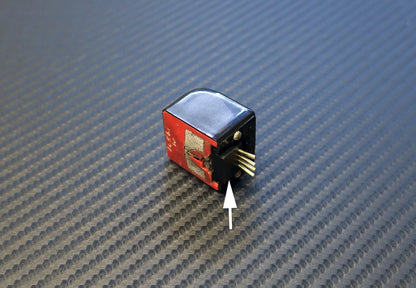 4 pin Connector for DECCA FFSS MK II Ebony wood / 24k gold plated pins