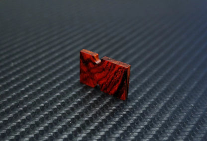 3mm Spacer / Shock Absorber / Weight  for DENON DL 103 Series Cartridge made of Cocobolo Wood