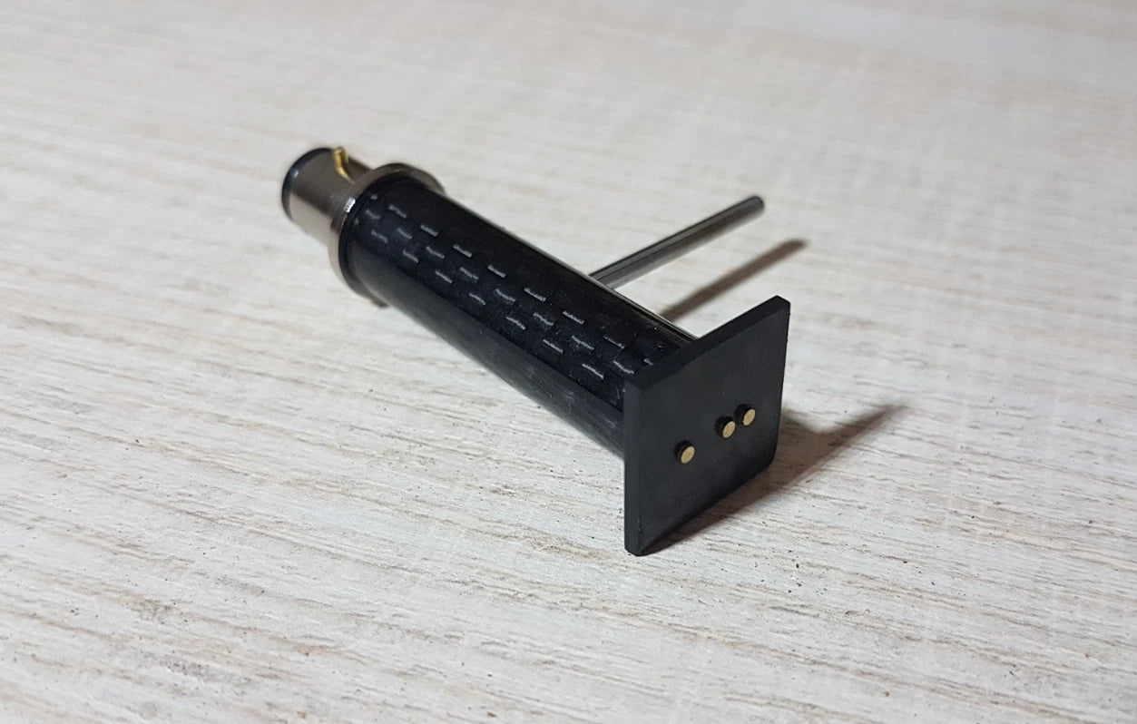 3 Pins Adapter for mounting DECCA FFSS on SME Pick-up arms made of Real Racing Carbon