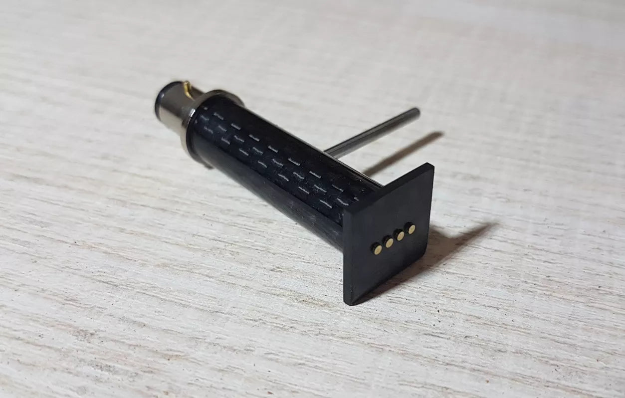 4 Pins Adapter for mounting DECCA FFSS on SME Pick-up arms made of Real Racing Carbon