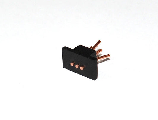 4 Pins Custom-Made Ebony Wood Connector for Decca London Black / Blue / Grey / Maroon / Gold / Super Gold