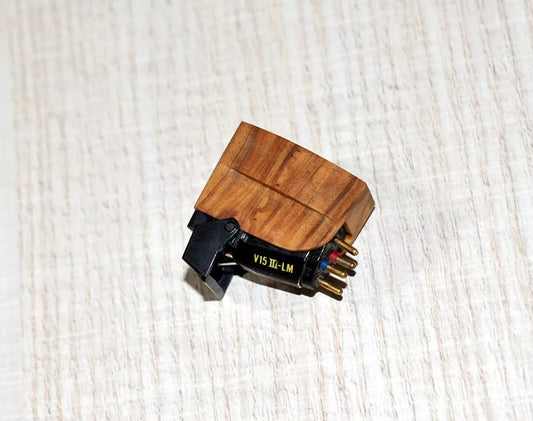 Custom-Made Improved Olive Wood Body for SHURE V15 Type III Cartridge