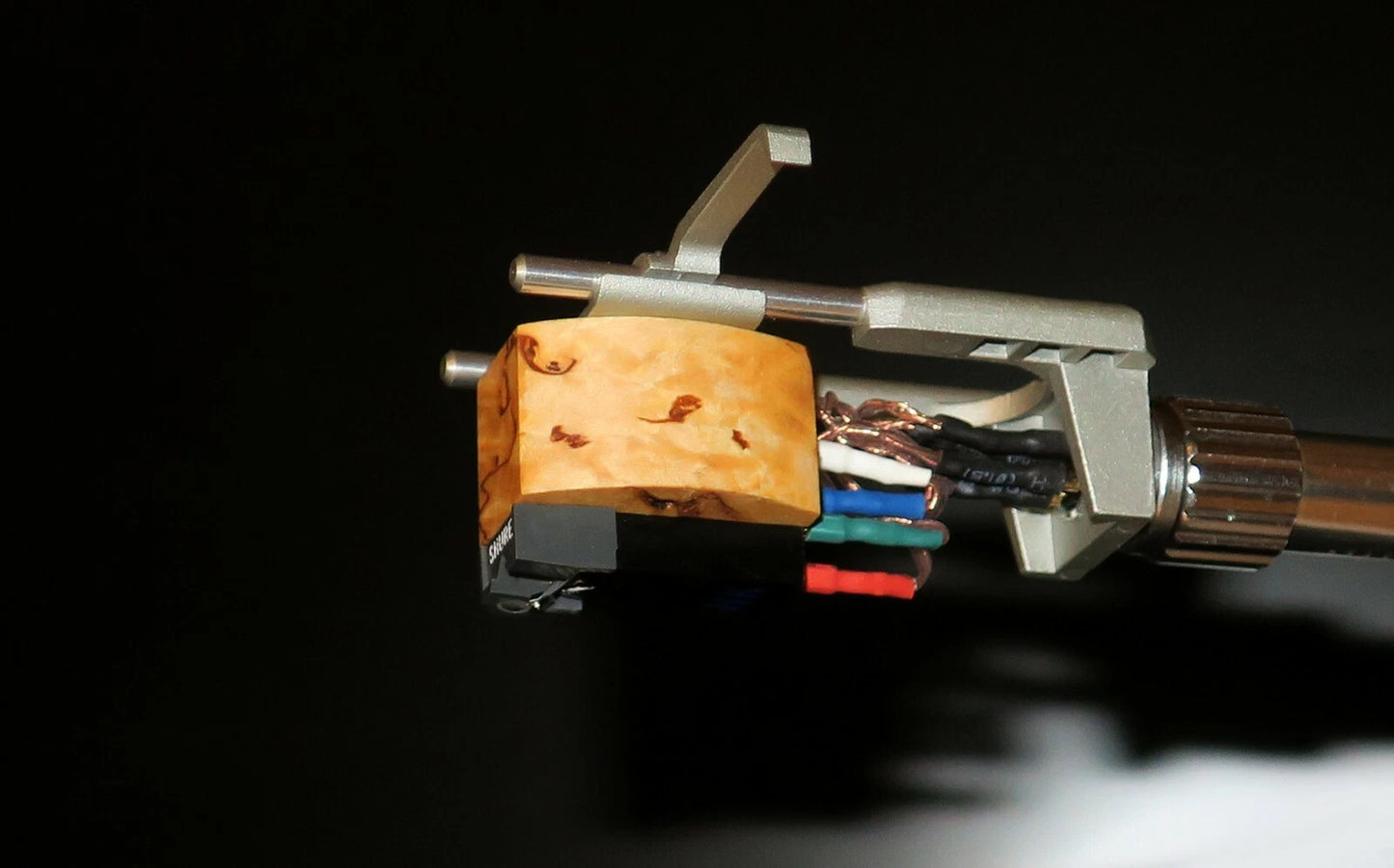 Custom-Made Karelian Birch Wood Body for SHURE M44 / M55 Cartridge Series