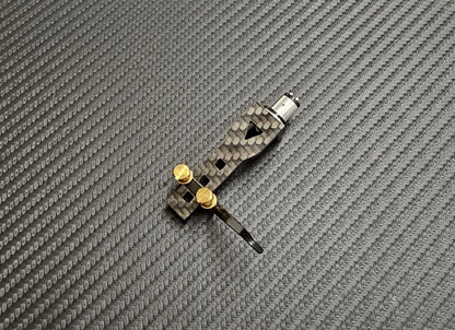 ULTRA LIGHT (5gr) Carbon Headshell for light-weight Tonearms made of Real Racing Carbon