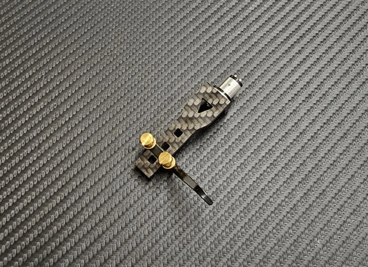 ULTRA LIGHT (5gr) Carbon Headshell for light-weight Tonearms made of Real Racing Carbon