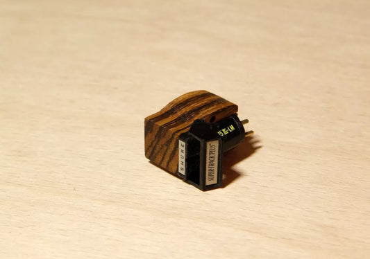 Custom-Made Zebra Wood Body for SHURE V15 Type III Cartridge